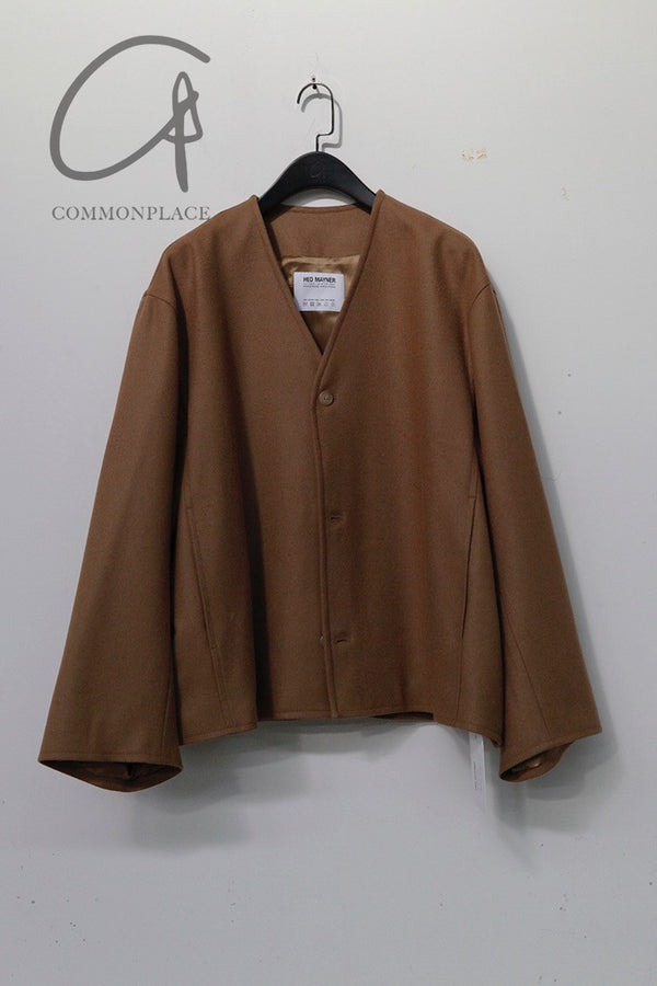 HED MAYNER V-neck buttoned wool jacket comfortable J21_CML/WO